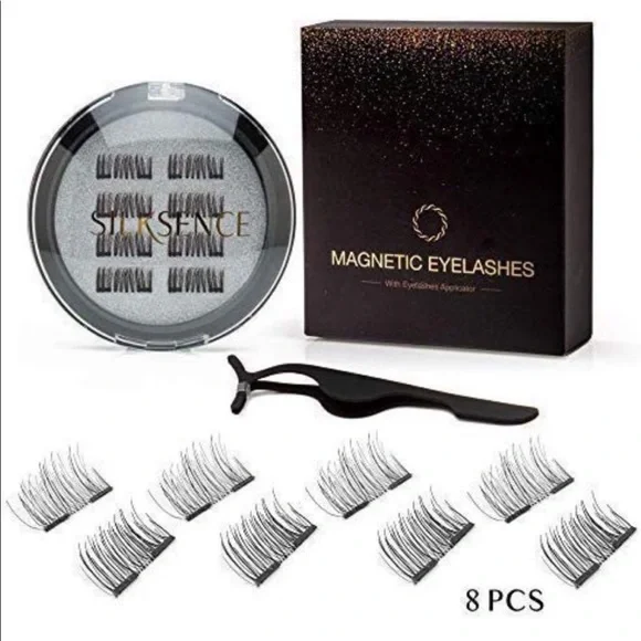 •SILK SENCE•FULL GLAM MAGNETIC EYELASHES 8 PCS•NEW IN BOX• - Picture 2 of 13